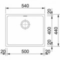 Franke KBG 110-50 bílá led