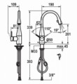 Franke KWC EVE LED chrom