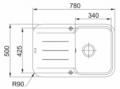 Franke PBG 611-78 grafit